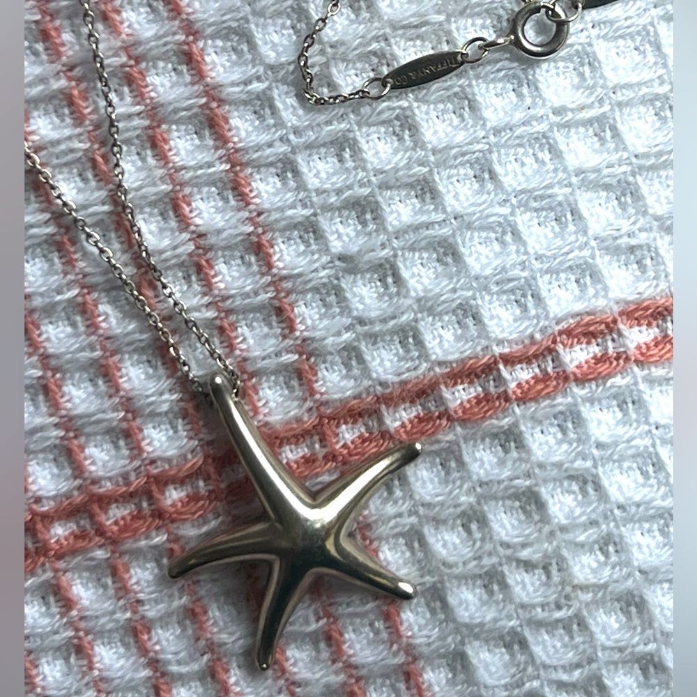 TIFFANY & CO 925 Elsa Peretti ⭐️ STARFISH ⭐️ Necklace
